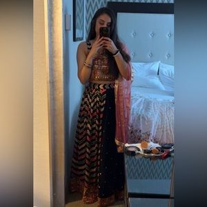 Chevron Lehenga